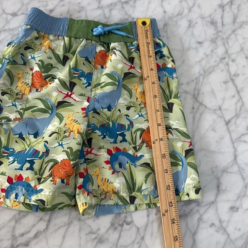 Cath Kids Dino Swim Trunks Lined Sz 3/4T